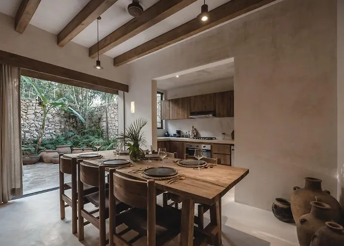 Casa de férias Boho Organic 3br Villa, Gated Community, Rooftop *