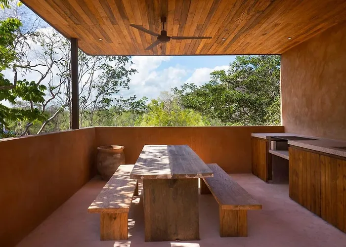 Boho Organic 3br Villa, Gated Community, Rooftop Casa de férias *