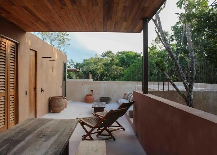 Casa de férias Boho Organic 3br Villa, Gated Community, Rooftop *