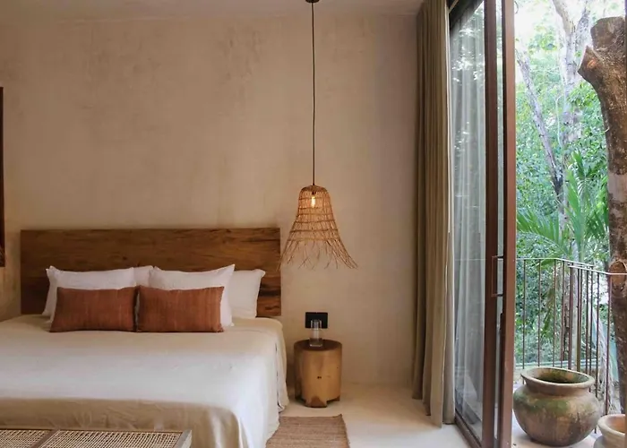 Casa de férias Boho Organic 3br Villa, Gated Community, Rooftop Tulum