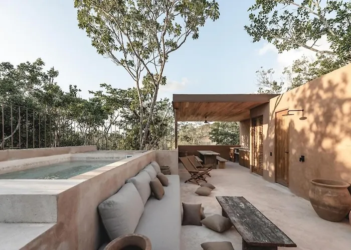 Casa de férias Boho Organic 3br Villa, Gated Community, Rooftop