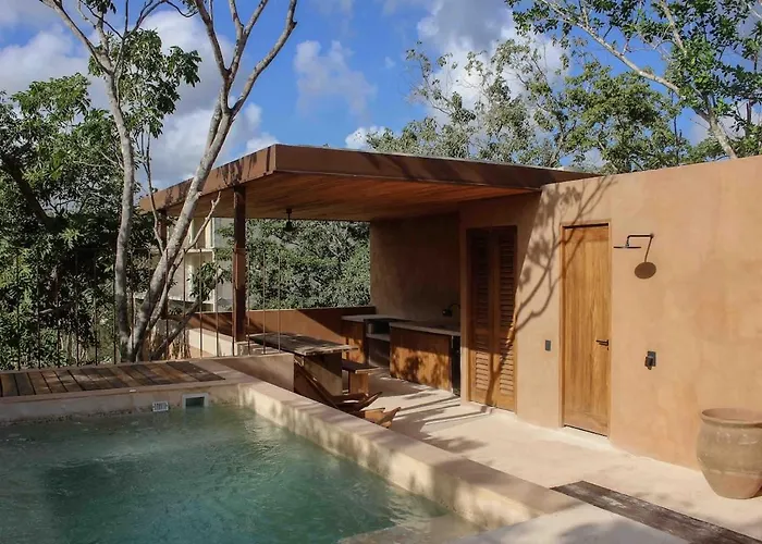 Casa de férias Boho Organic 3br Villa, Gated Community, Rooftop *