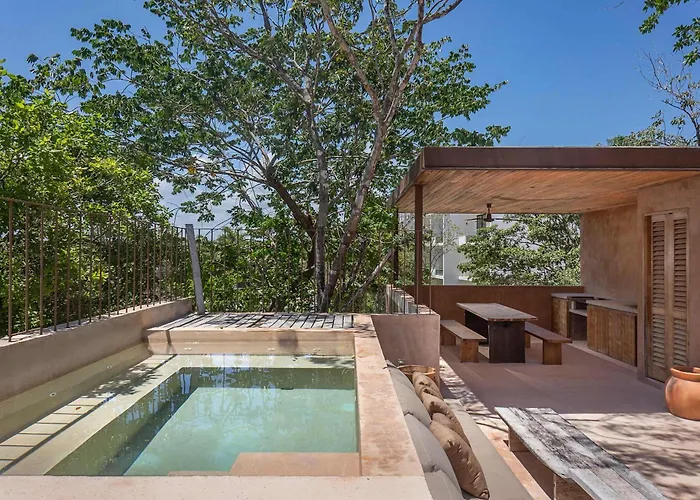 Casa de férias Boho Organic 3br Villa, Gated Community, Rooftop *