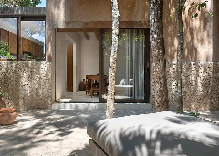 Boho Organic 3br Villa, Gated Community, Rooftop Tulum
