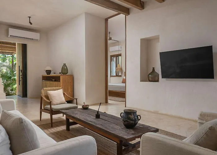 Casa de férias Boho Organic 3br Villa, Gated Community, Rooftop *